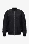 Roberto Cavalli Zebra-print Bomber Jacket In Black