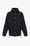 Roberto Cavalli Bomber Jacket With Logo In Black