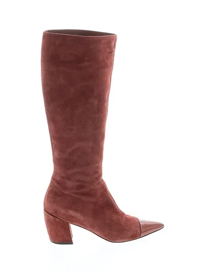 Pre-owned Roberto Cavalli Boots In Orange