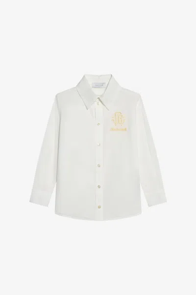 Roberto Cavalli Kids'   - Boy Shirts Optical White 06a