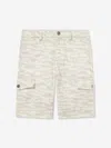 Roberto Cavalli Boys Bermuda Shorts In Beige