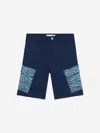 Roberto Cavalli Boys Cargo Shorts In Blue