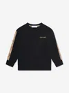 Roberto Cavalli Boys Logo Sweatshirt In Black