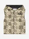 Roberto Cavalli Boys Monogram Gilet In Brown