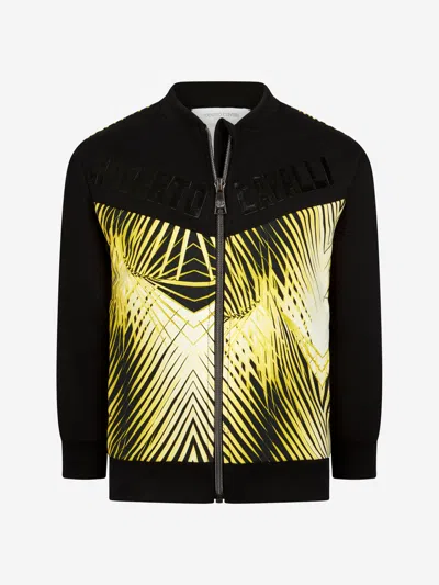 Roberto Cavalli Kids' Boys Sweat Top In Yellow