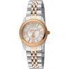 Roberto Cavalli Bracelet Watch, 28mm In Two Tone Silver & Rose Gold