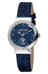 Roberto Cavalli Women's By Franck Muller 30mm Quartz Watch In Blue
