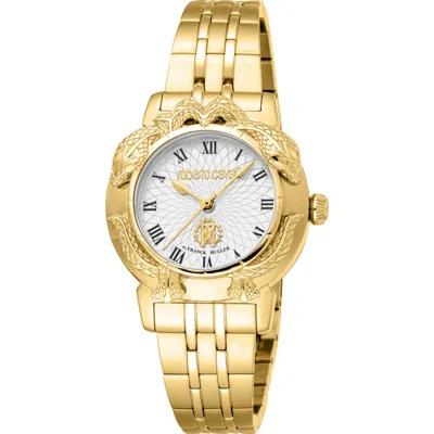 Roberto Cavalli By Franck Muller Bracelet Watch, 32mm In Gold