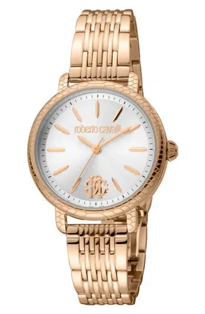 Roberto Cavalli Bracelet Watch, 32mm In Rose Gold