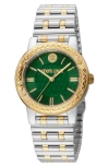 Roberto Cavalli Bracelet Watch, 32mm In Two Tone Silver & Gold