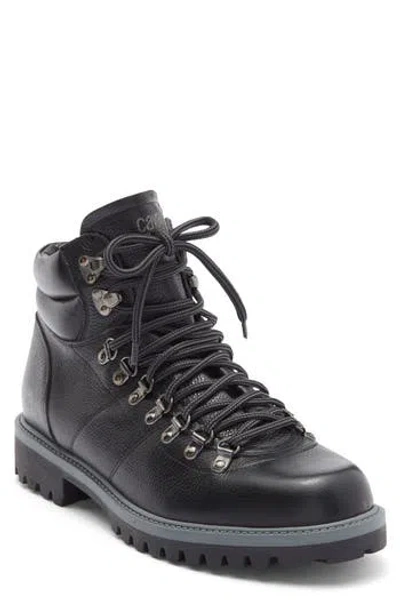 Roberto Cavalli Braises Hiking Boot In Black
