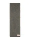 Roberto Cavalli Branded-tag Scarf In Gray