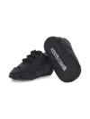 Roberto Cavalli Brogue-detail Laced Pre-walkers In Black