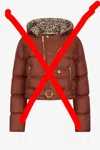 Roberto Cavalli Brown Puffer Coat With Belt In Brown