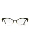 Roberto Cavalli Butterfly-frame Glasses In Black