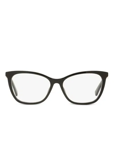 Roberto Cavalli Butterfly-frame Glasses In Black