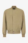 Roberto Cavalli Drop-shoulder Bomber Jacket In Brown