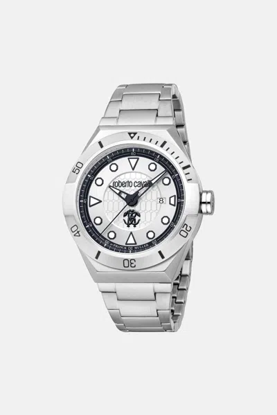 Roberto Cavalli By Franck Muller Men Watch In Silver