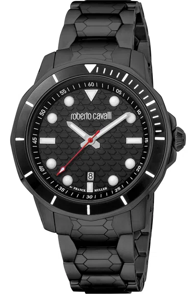 Roberto Cavalli By Franck Muller Mod. Rv1g159m0071 Gwwt1 In Black