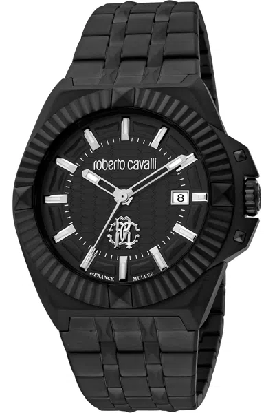 Roberto Cavalli By Franck Muller Mod. Rv1g181m0071 Gwwt1 In Black