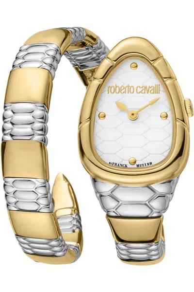 Roberto Cavalli By Franck Muller Mod. Rv1l184m0061 Gwwt1 In Gold