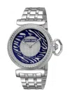 Roberto Cavalli By Franck Muller Roberto Cavalli: Womens Silver Dial Stainless Steel Watch In Silver