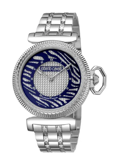 Roberto Cavalli By Franck Muller Roberto Cavalli: Womens Silver Dial Stainless Steel Watch