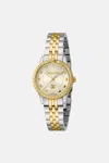 Roberto Cavalli By Franck Muller Snake Core Watch In Silver/gold