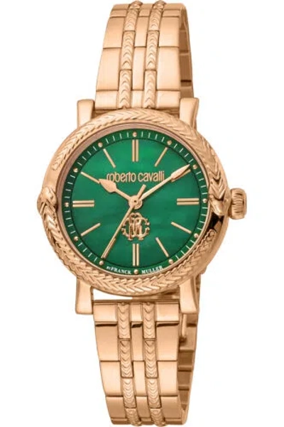Pre-owned Roberto Cavalli By Franck Muller Women's 30mm Quartz Watch Rv1l193m0071
