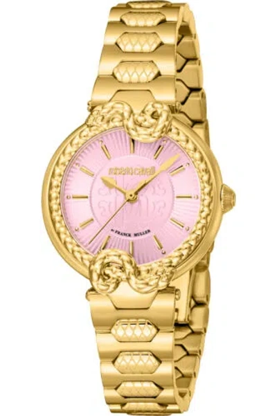 Pre-owned Roberto Cavalli By Franck Muller Women's 30mm Quartz Watch Rv1l214m0041