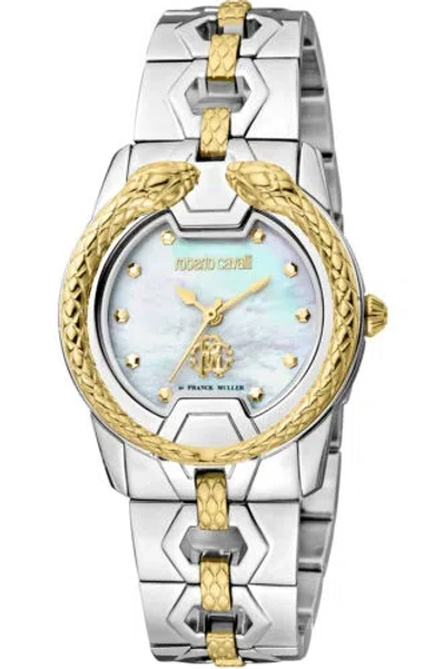 Pre-owned Roberto Cavalli By Franck Muller Women's 32mm Quartz Watch Rv1l168m0051