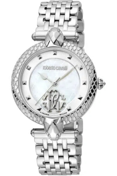 Pre-owned Roberto Cavalli By Franck Muller Women's 34mm Quartz Watch Rv1l130m0041