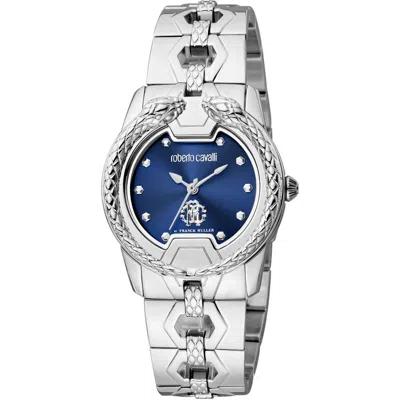 Pre-owned Roberto Cavalli By Franck Muller Women's Ss Swiss Made Quartz Watches