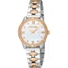 Roberto Cavalli By Frank Muller Watch, 33mm In Two Tone Silver & Rose Gold