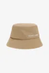 Roberto Cavalli Cap With Logo In Light Brown