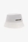 Roberto Cavalli Cap With Logo In White