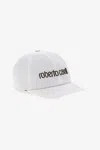 Roberto Cavalli Cap With Logo In White