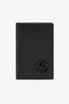 Roberto Cavalli Cardholder With Monogram Rc In Black