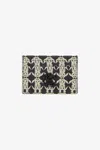 Roberto Cavalli Cardholder With Monogram Rc In Black/white