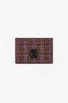 Roberto Cavalli Cardholder With Monogram Rc In Brown