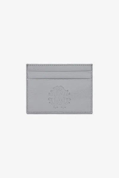Roberto Cavalli Cardholder With Monogram Rc In Gray