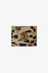 Roberto Cavalli Cardholder With Monogram Rc In Light Brown