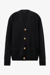 Roberto Cavalli Cardigan With Gold Buttons