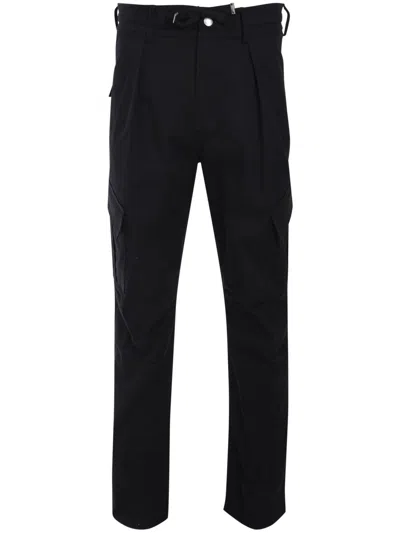 Roberto Cavalli Cargo Drill Trousers In Black