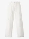 Roberto Cavalli Python-print Pants With Pockets In White