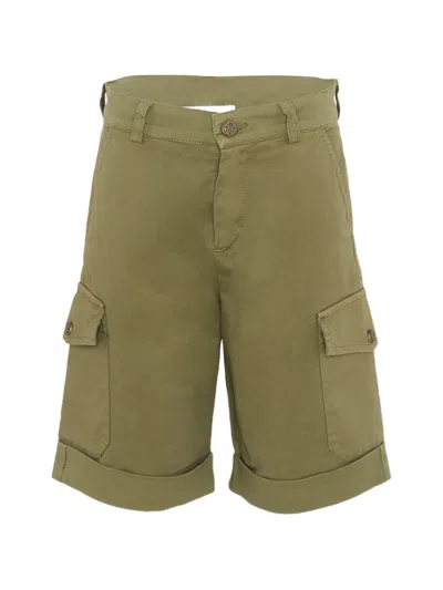 Roberto Cavalli Cargo-pocket Shorts In Green