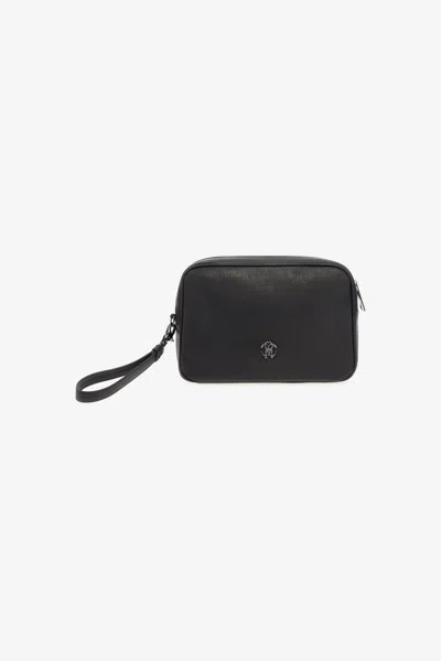 Roberto Cavalli Case With Monogram Rc In Black