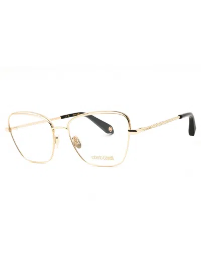 Roberto Cavalli Cat Eye Eyeglasses For Women - Premium Metal Frame In Gold