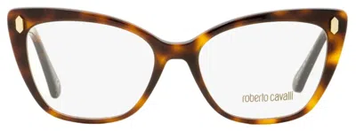 Roberto Cavalli Butterfly Rc5110 Eyeglasses Woman Eyeglass Frame Brown Size 52 Aceta