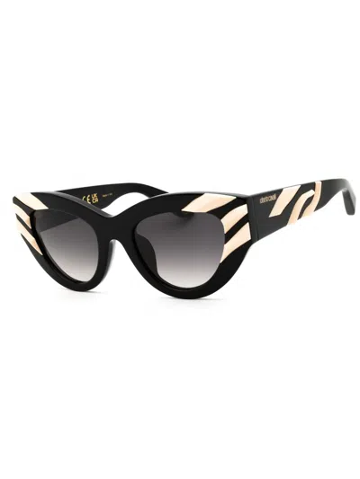 Roberto Cavalli Cat Eye Mini Women's Sunglasses In Black